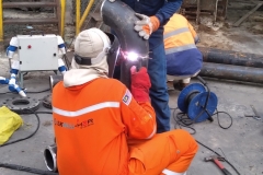 Preparing Pipe Spool